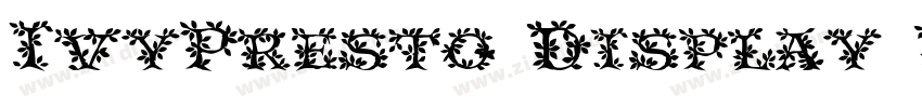 IvyPresto Display Li字体转换